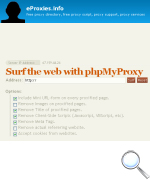 phpMyProxy php proxy script phpMyProxy php proxy script 080324 phpmyproxy